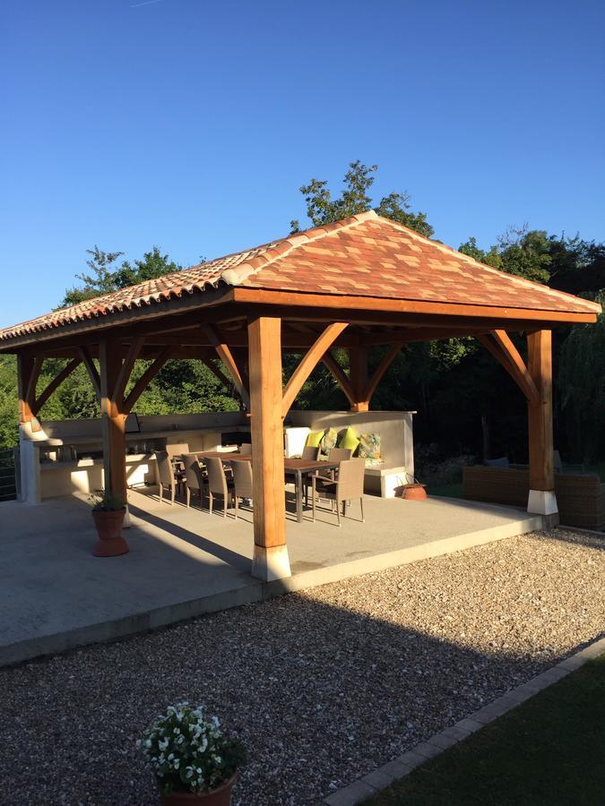 La Girarde Bed and Breakfast Saint-Quentin-de-Caplong Exteriör bild
