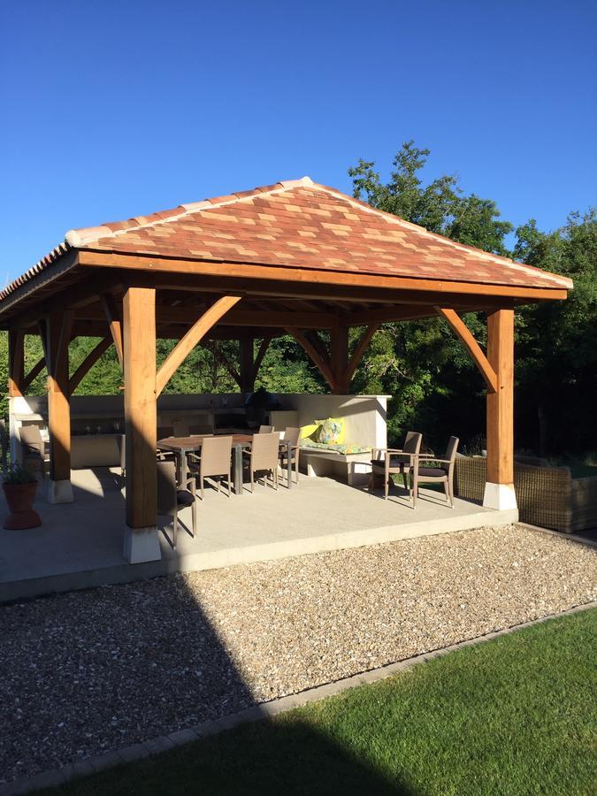 La Girarde Bed and Breakfast Saint-Quentin-de-Caplong Exteriör bild