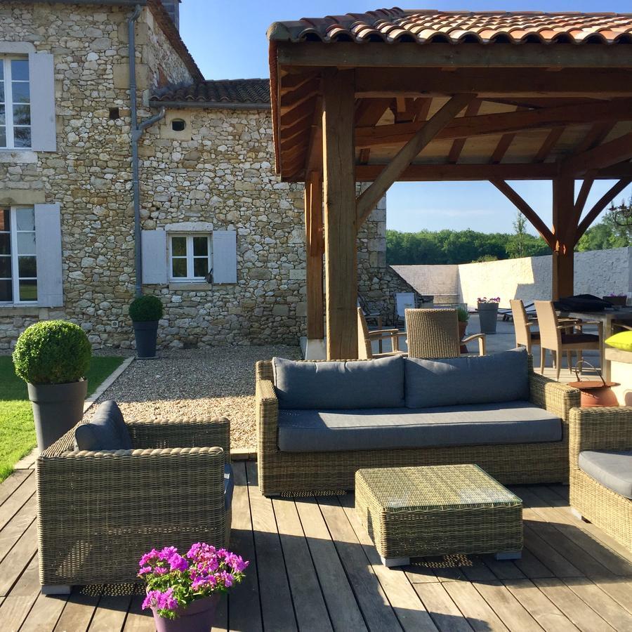 La Girarde Bed and Breakfast Saint-Quentin-de-Caplong Exteriör bild